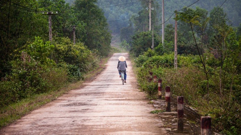Cycling in Vietnam in January