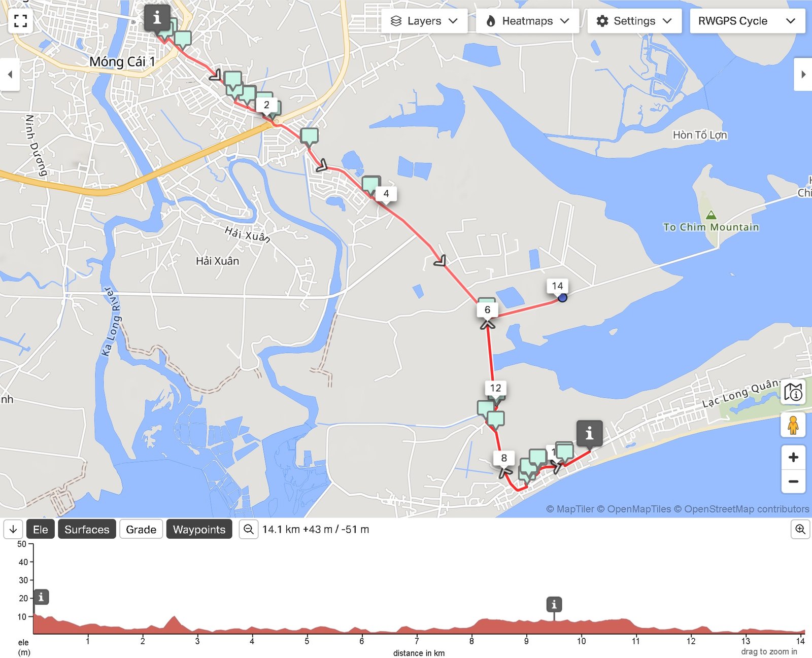 NORTHEAST VIETNAM CYCLING DISCOVERY MONG CAI - BINH LIEU - TIEN YEN 4 DAYS