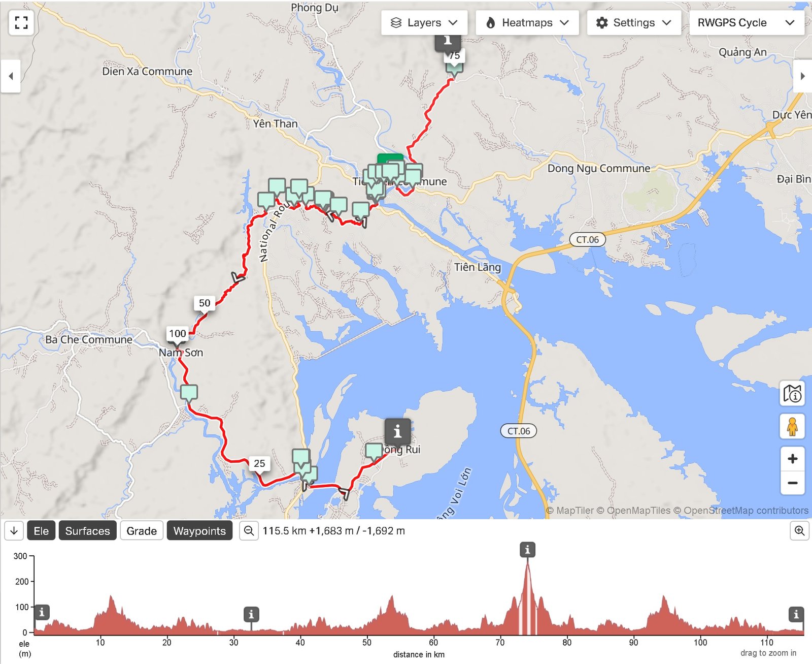 NORTHEAST VIETNAM CYCLING DISCOVERY MONG CAI - BINH LIEU - TIEN YEN 4 DAYS