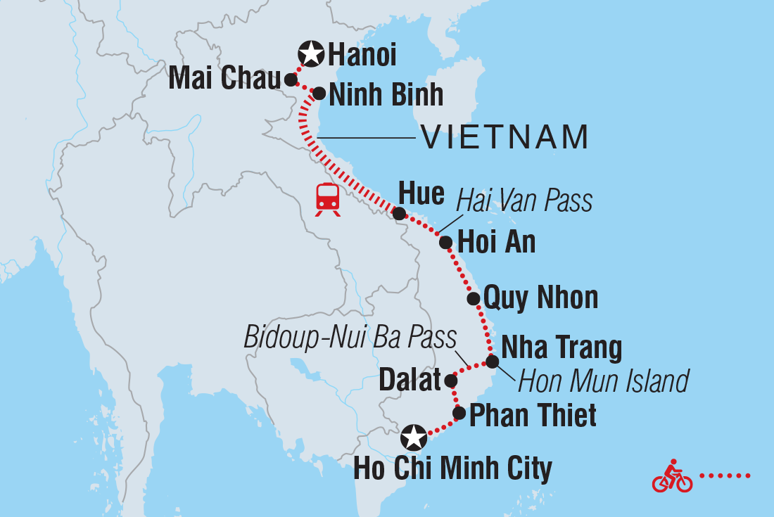 15-Day Trans-Vietnam Cycling Tour: Epic Journey from Hanoi to Saigon