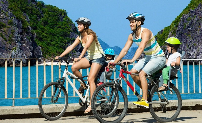 Halong Bay Shoreline: Refreshing Coastal Vietnam Ebike Cycling Tours