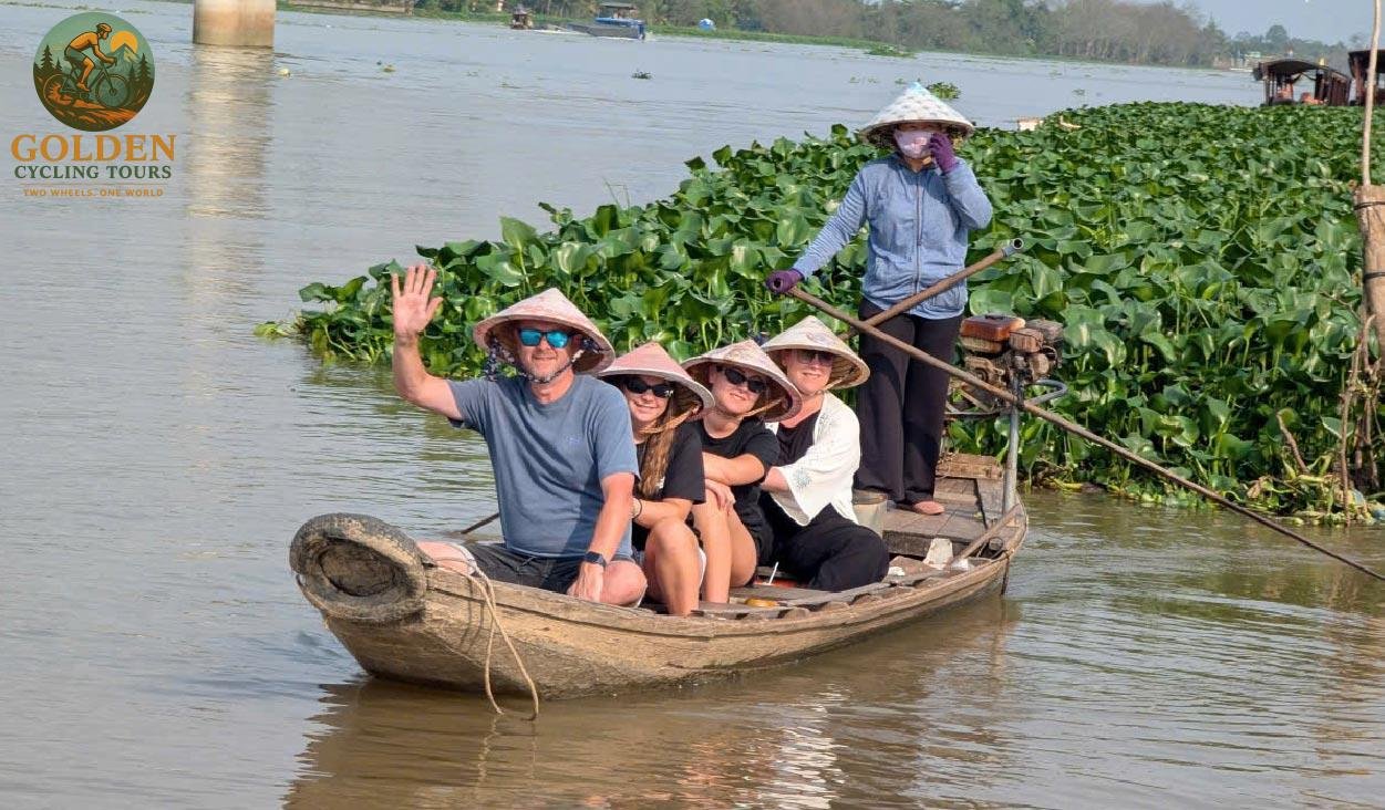 Scenic Riverfront Mekong Delta Cycling Luxury Tours