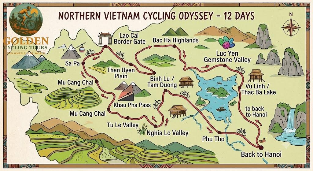 12-Day Northwest Vietnam Cycling Tour