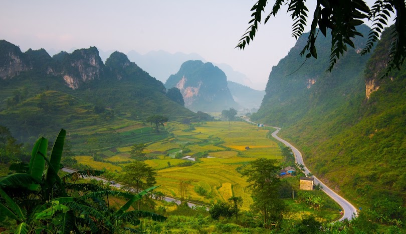 Cao Bang City Vietnam Cycling