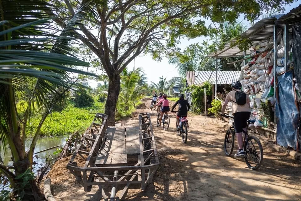 Mekong Delta Vietnam Cycling, Floating Market, Countryside Village, Bike Tour