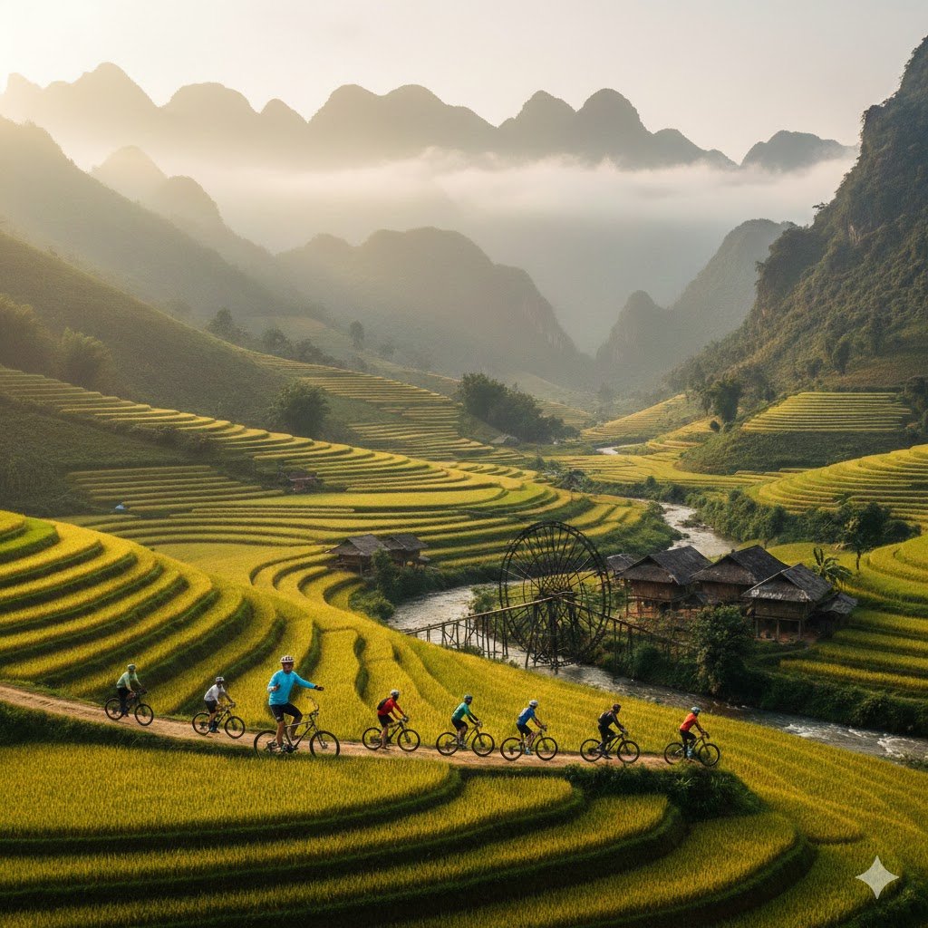 Tour Guidato in Bicicletta Vietnam: Un'Odissea su Due Ruote tra Natura e Tradizione