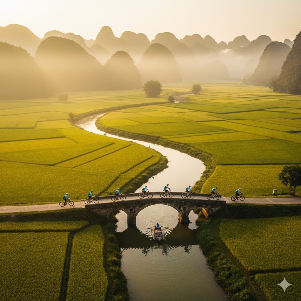 L'Échappée Belle : Guide Ultime pour une Balade à Vélo dans la Campagne de Ninh Binh